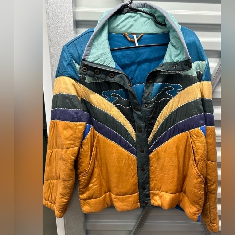 FREE PEOPLE Magic Mountain Puffer Jacket Size MEDIUM